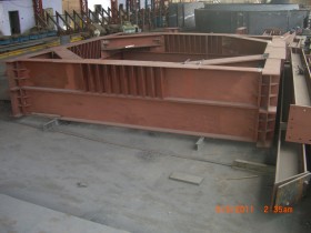 Customized Steel Fabrication – Reaction Frame for DMRC